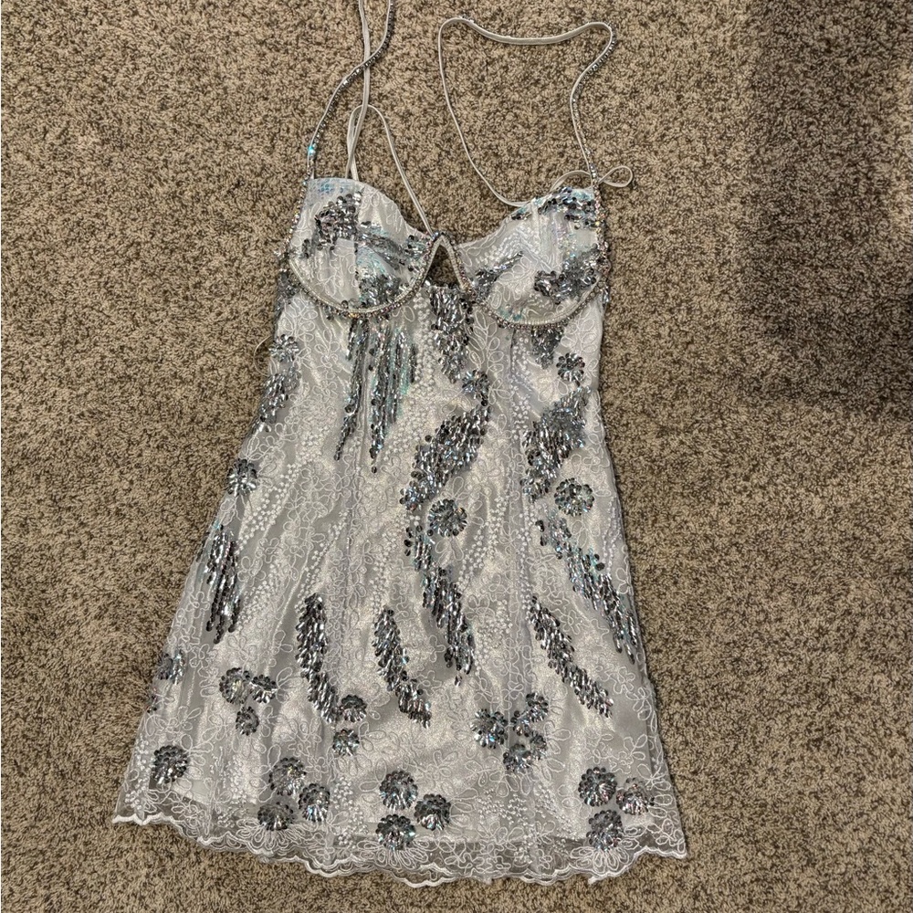 For Love and Lemons Opal Mini Dress Size Small